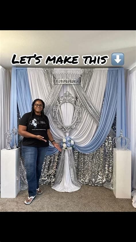 Quinceañera Or Sweet 16 Backdrop Diy Wedding Decorations Wedding