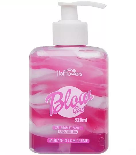 Gel Blow Girl Aromatizante Beij Vel Para Virilha Hot Flowers Lingeries Fast Gio Digital