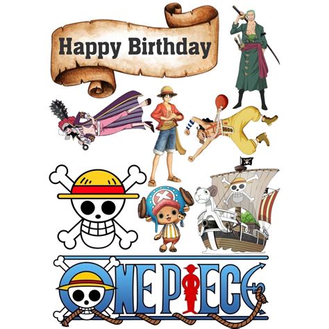 One Piece Topper Cake Printable One Piece Topper Printable 59 Off