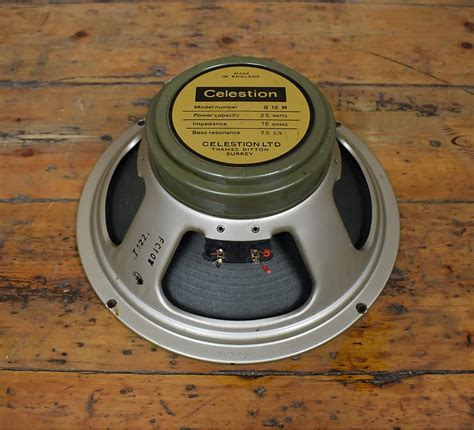 X Vintage Pre Rola Celestion G M Greenback Ohm Speaker Reverb