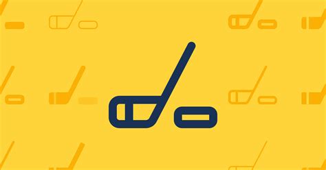 Hockey Stick Puck Classic Regular Icon Font Awesome