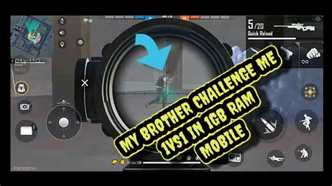 My Brother Challenge Me For V In Gb Ram Mobile With Leg Free Fire