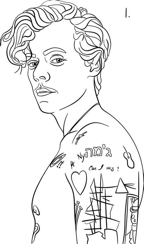 Harry Styles Lyrics Coloring Pages Coloring Pages