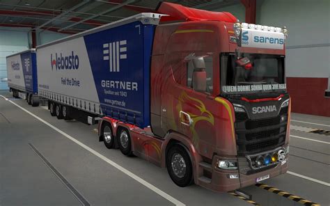 DUŻY LIGHTBOX SCANIA R I S 2016 SARENS 1 40 ETS2 ETS2 Mody ATS Mod