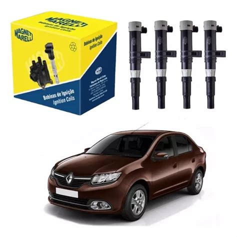 Kit Bobinas Original Renault Logan V Parcelamento Sem Juros