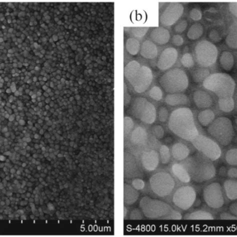 Sem Images Of Tb03nd97fe80co4b6fe7co3 Ribbons Annealed At 700 °c