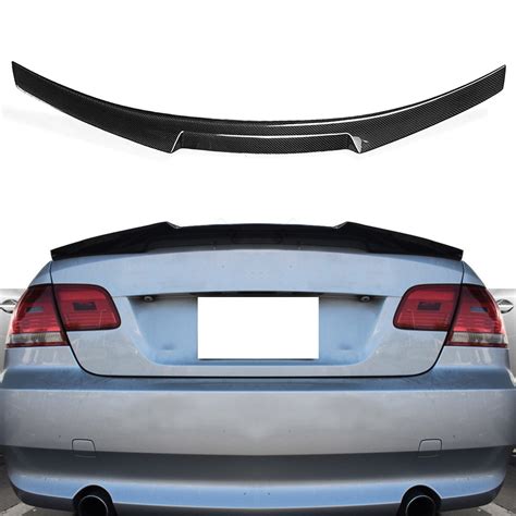 High Quality Carbon Fiber Trunk Spoiler Boot Lip Wing M Style For