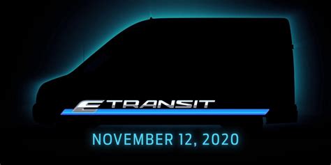 Ford's Commercial Electric Van Will Be Named E-Transit