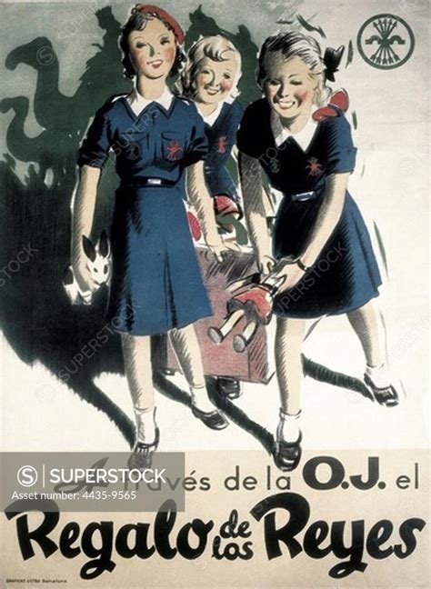 Spain Th C Franco S Dictatorship Post War Propaganda Poster