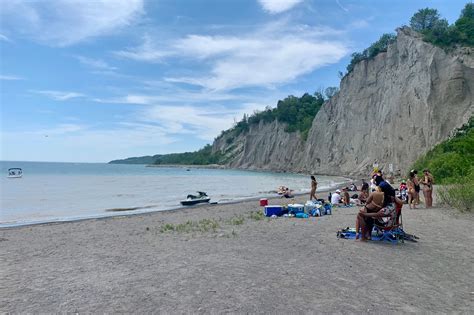 Bluffer's Park is home to the only beach along the Scarborough Bluffs