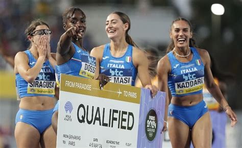 Atletica Le Staffette Azzurre In Raduno Allo Stadio Dei Marmi Da