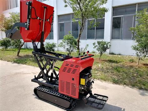 Self-Loading Mini Dumper Crawler Gasoline Dumper 500kg - Maximum Load ... 