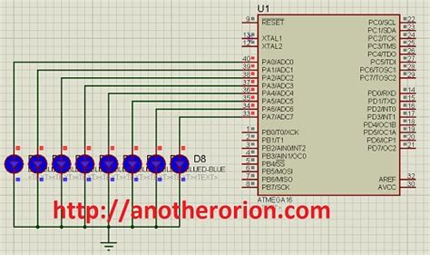 Memprogram Led Atmega Blink Led