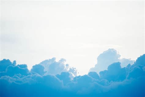 blue clouds wallpapers wallpaper cave