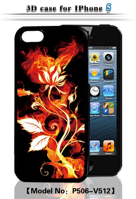 Огненный цветок. Чехол голографический 3D на телефон Huawei Honor ...