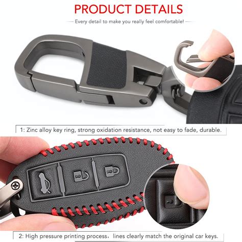 Buy Leather Car Key Cover For Nissan Qashqai J10 J11 X Trail T31 T32