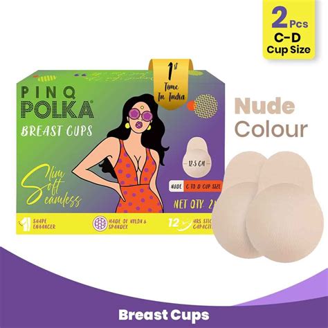 Pinq Polka Breast Lift Cups C-D Nude - Nude - Buy at ₹1019 Online