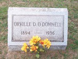 Orville Daniel O Donnell M Morial Find A Grave