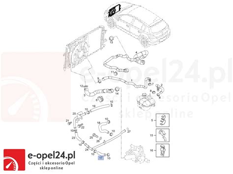 Przew D Termostatu Opel Astra G H Corsa C Meriva A E