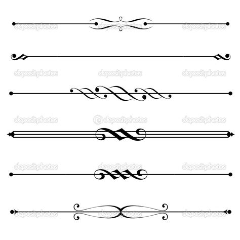 Divider Line Vector At Getdrawings Free Download