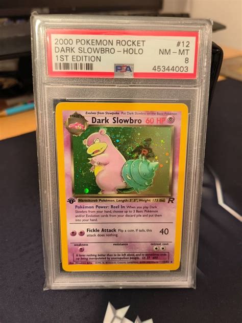 Dark Slowbro Holo 1st Ed PSA 8 Pokémon Rocket Kaufen auf Ricardo