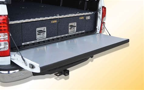 Tail Gate Table Rv Storage Solutions Drawer Solutions Wd