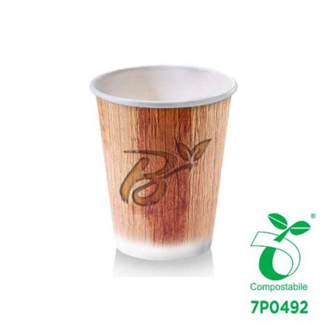 OZ HOT DRINK BIO CUP COMPOSTABLE PALM LEAF SDG Pieces Per Box Buy Online