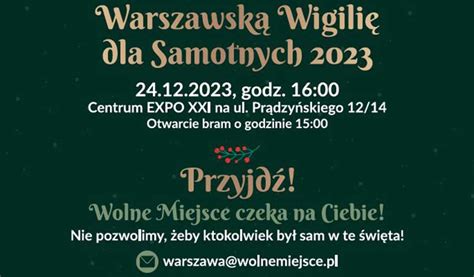 Warszawska Wigilia Dla Samotnych 2023 Warsaw Now Najciekawsze