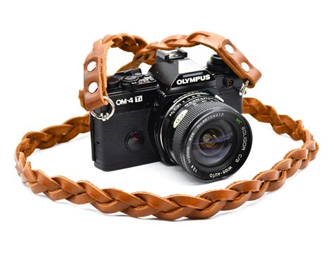 full braided leather camera strap bokeh camera straps