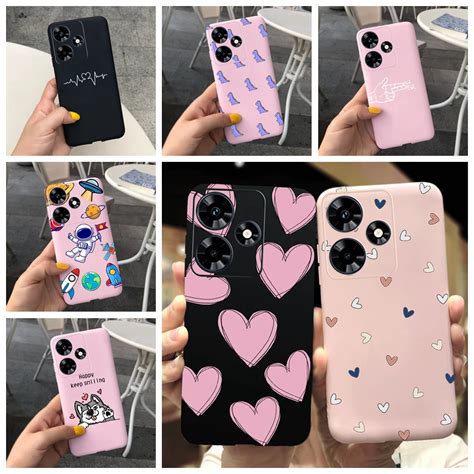Funda De Tel Fono Para Infinix Hot Play Cubierta De Dibujos Animados Para Infinix Hot