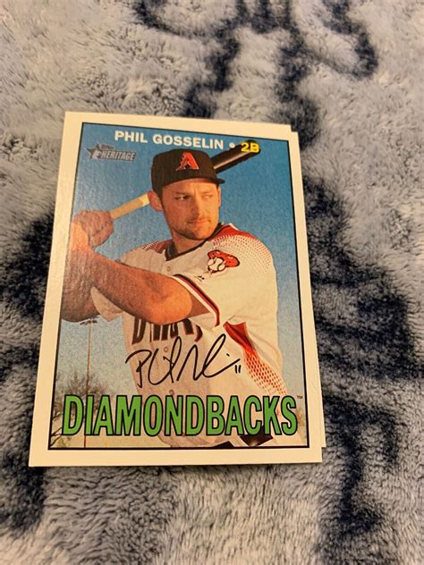 Topps Heritage High Number Phil Gosselin Arizona Diamondbacks