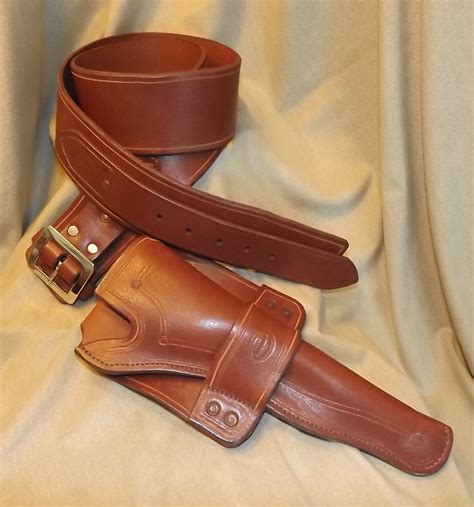 Black Powder Gunbelt And Single Loop Holster