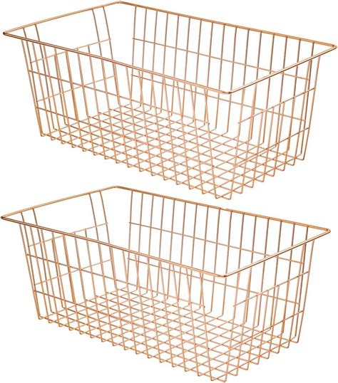 Amazon Sanno Wire Storage Basket Farmhouse Pantre Freezer