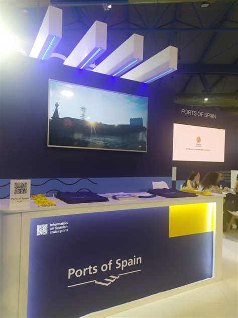 Con Ports of Spain en la feria Seatrade Cruise Med de Málaga