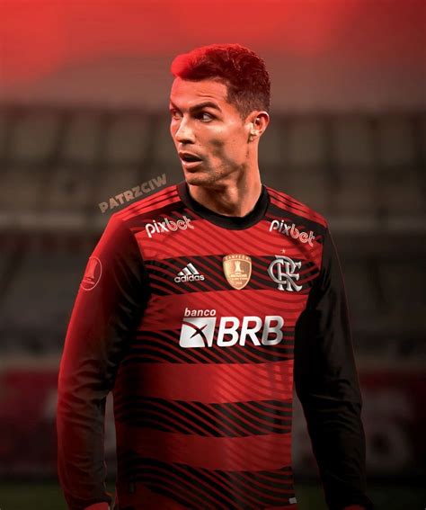 Cristiano Ronaldo Flamengo Cristiano Ronaldo Foto Camisa Do Flamengo