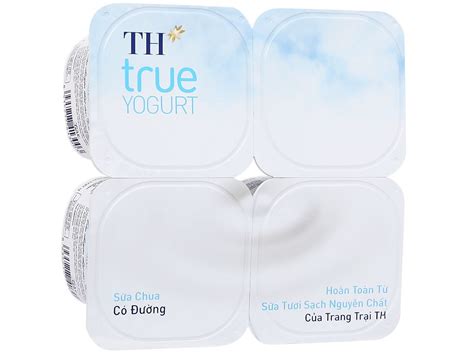 2 lốc sữa chua TH True Yogurt hộp 100g Bách hóa XANH