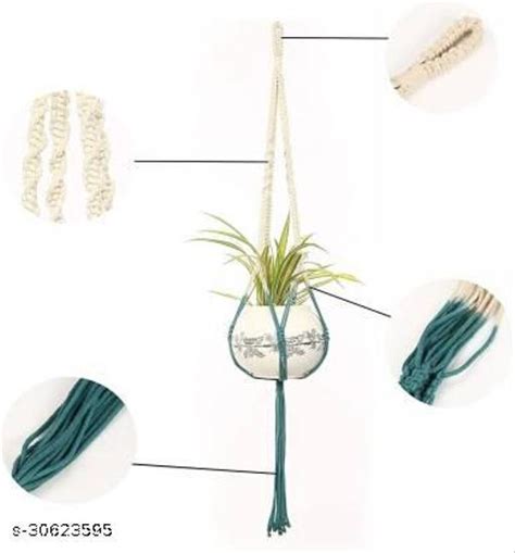 Macrame Plant Hangers Indoor Outdoor Hanging Planters Set