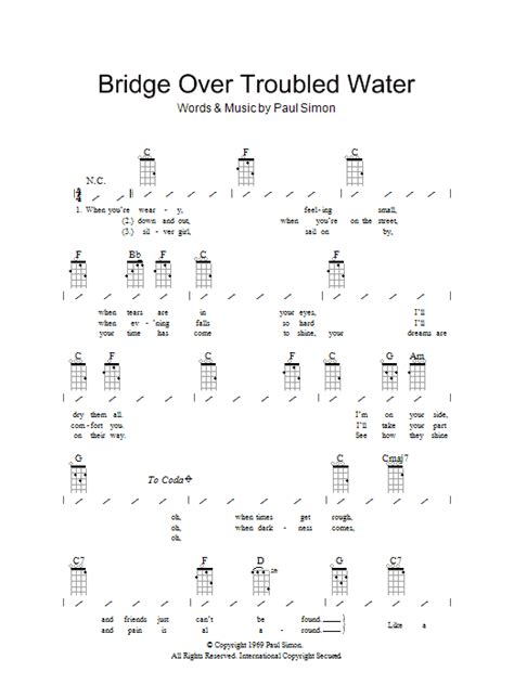 Bridge Over Troubled Water Sheet Music Direct