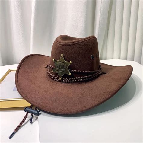 Retro Western Cowboy Rancher Hat For Men And Women Ideal For Horseback ...