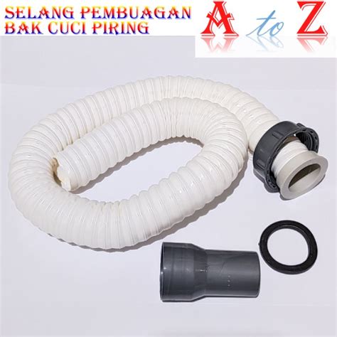 Jual Selang Pembuangan Bak Cuci Piring Selang Single Afur BCP Plastik