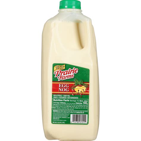 Prairie Farms Egg Nog 05 Gal Delivery Or Pickup Near Me Instacart