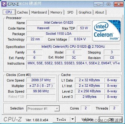 250元/核显大爆发 Haswell赛扬G1820评测--快科技--科技改变未来