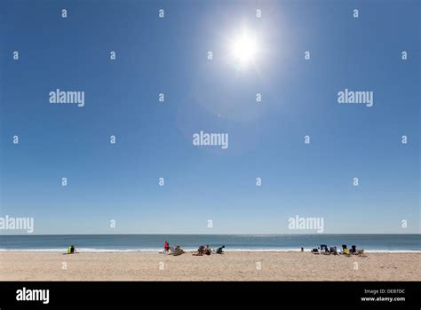 group beachgoers  res stock photography  images alamy