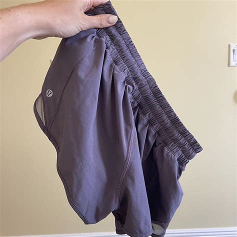 Lululemon Hotty Hot Shorts Dark Purple Size Depop