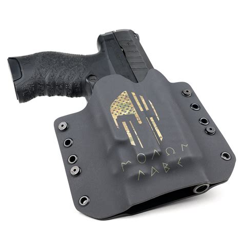 Owb Light Bearing Holster Molon Labe Camo Outlaw Holsters