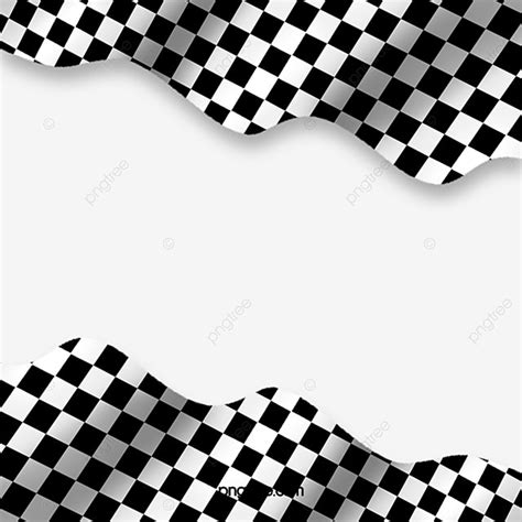 Checkered Flag White Transparent Black And White Checkered Racing Flag