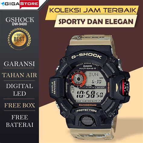 Jual Jam Tangan Pria G Shock Casio GW 9400 G Shock Army Tahan Anti Air