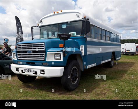 Three Quarters Front View Of A Sixth Generation Blue And White 1987