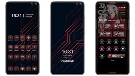 Dark Anime Miui Theme Pgr Ca For Xiaomi And Redmi Phones Miui Themer