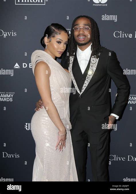 Saweetie, Quavo walking the red carpet at the Clive Davis' 2020 Pre ...